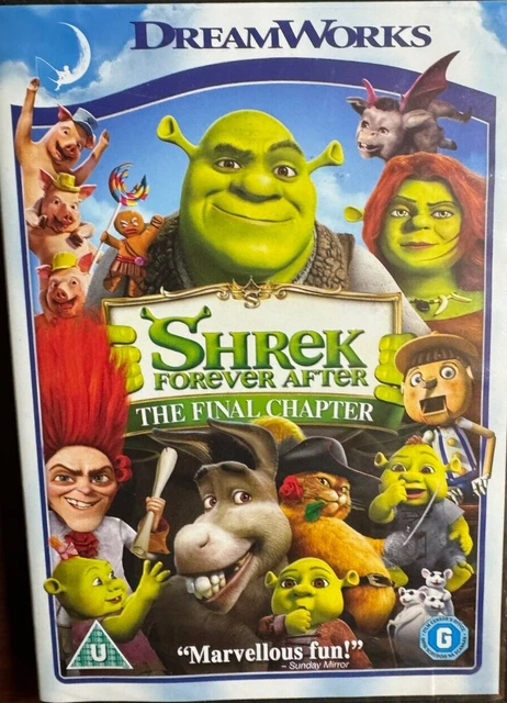 SHREK - FOREVER After Animated Dvd Film New & Sealed With Free Uk ...