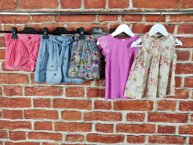 Giacca Giacca In Denim Bambina Età 2-3 Anni Next Zara T-Shirt Estate 98Cm