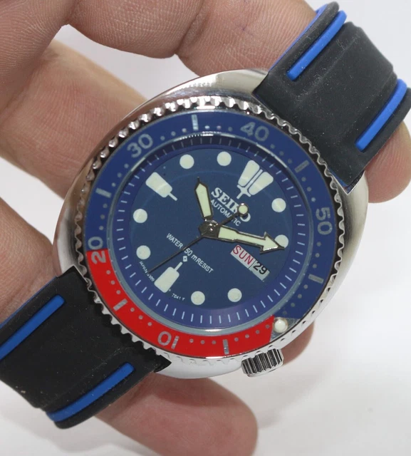 OROLOGIO SEIKO UOMO Quadrante Madreperla Mod - 7002-7001 Classico - Foto 7