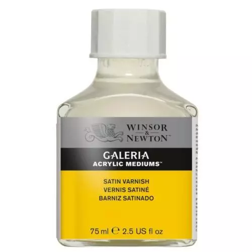 WINSOR & NEWTON Galeria Acrylic Satin Varnish - 75ml - 250ml - 500ml