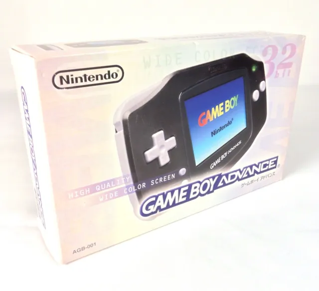Console Nintendo Game Boy Advance GBA Onyx Black Match Jap Japan Très Bon Etat 1