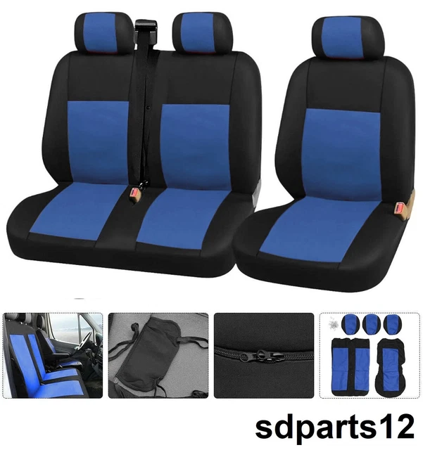 Housse De Sièges Universelles Pour Camionnette Couverture De Siege De Camion Ensemble De Housses 12 Faux Cuir Pour Le Siege Av