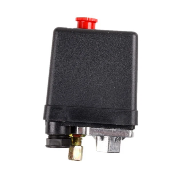 220V Interruttore a Pressione Aria Compressore Pompa Ricambio Strumento Nero