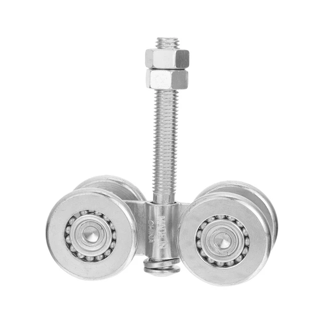 POPMOON Paranco A Puleggia Per Ponteggi – 12 Ruote, Portata 1000 Libbre, Diametro Corda 1,5-2,5 Cm, Gancio Di Sicurezza, Alluminio - 5
