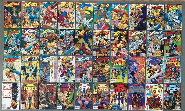 X-FORCE huge lot 89 issues (Marvel 1992) DEADPOOL CABLE ONSLAUGHT