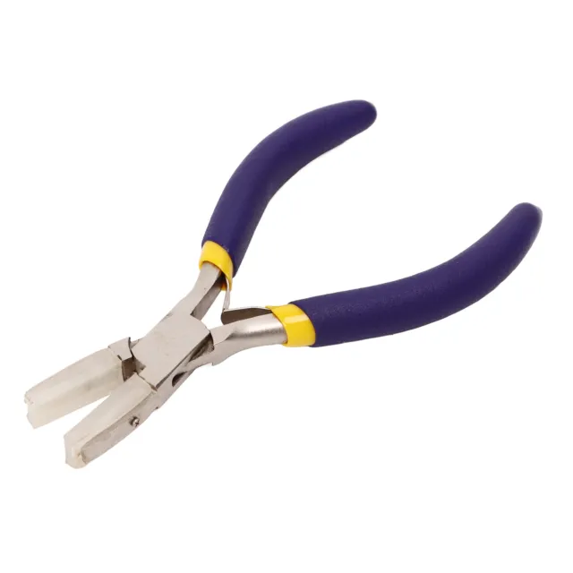Duckbill Pliers Carbon Steel Rubber Grip Blue Handle Flat Nose Pliers For
