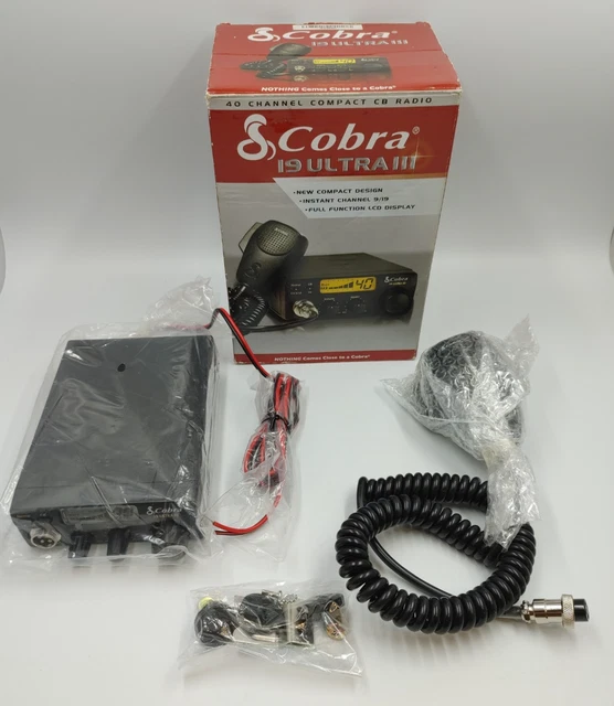 Radio CB Mobile GREAT GT-417 - 5W, 6 Canaux - Année 1980 - Bon état Avec Boîte