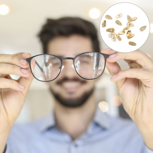 Juego de 20 vasos soporte nasal almohadilla nasal gafas almohadilla nasal no deslizante nariz