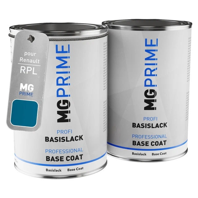 Peinture Voiture Ensemble pour Renault RPL Bleu D'Azurite Metallic 2,0l
