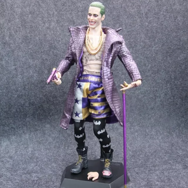 Figurine Le Joker Suicid Squad Dc Comics PVC 30 cm Avec Socle Statue Collection
