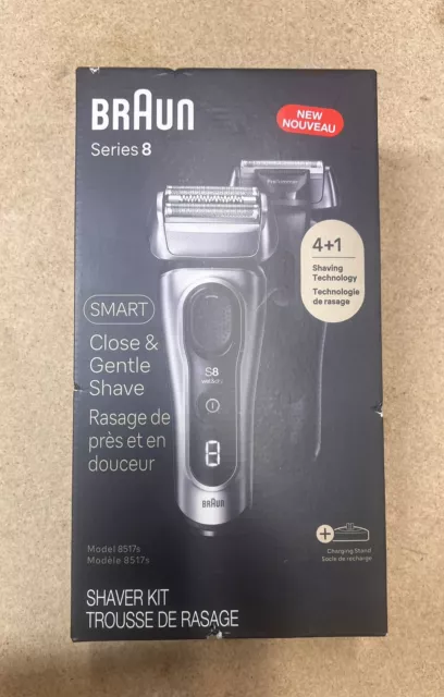 🔥👀✅ Brand New!! (SEALED) Braun Series 8 8517s Electric Razor Shaver Kit