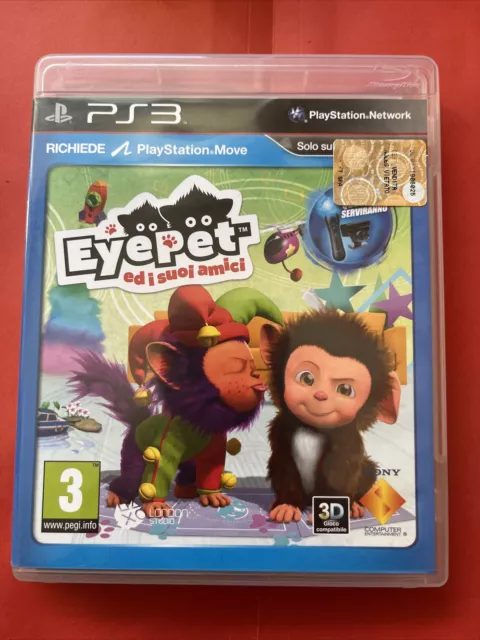 Eyepet Ed I Suoi Amici Ps3 Gioco Playstation 3 Ita Senza Manuale Ottimo Per Move