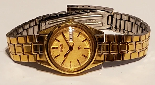 Montre-bracelet Vintage Seiko SQ 2A23 Pour Femme - Mécanique à Quartz - Occasion