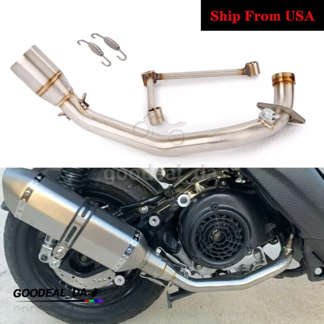 Slip On For Yamaha BWS 125 Zuma 125 Motorcycle Exhaust Header Front Connect Pipe