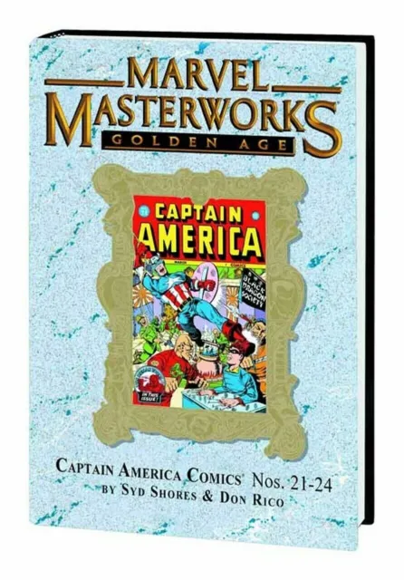 Marvel Masterworks Golden Age Captain America Vol 6 DM Variant 189 HC NEW Sealed