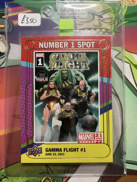 Marvel Annual 2021-22 (UD) NUMBER 1 SPOT Insert N1S-22 Gamma Flight #1!