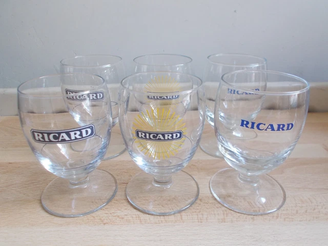 Lot de 6 verres à ballon Ricard - Arts de la table