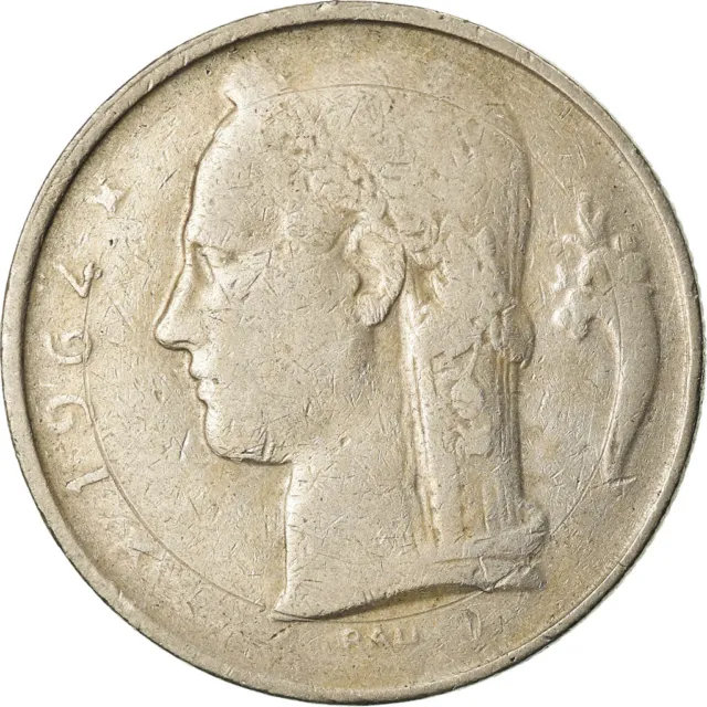 [#775376] Coin, Belgium, 5 Francs, 5 Frank, 1964, VF(20-25), Copper-nickel, KM:1