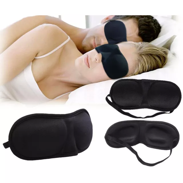 3D Eye Mask| Sponge| Soft Cover| Travel| Sleep| Blinder| Rest| Blindfold| Shade