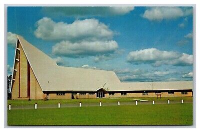 Hayward, WI Wisconsin, First Lutheran Church Street View, Vintage Postcard