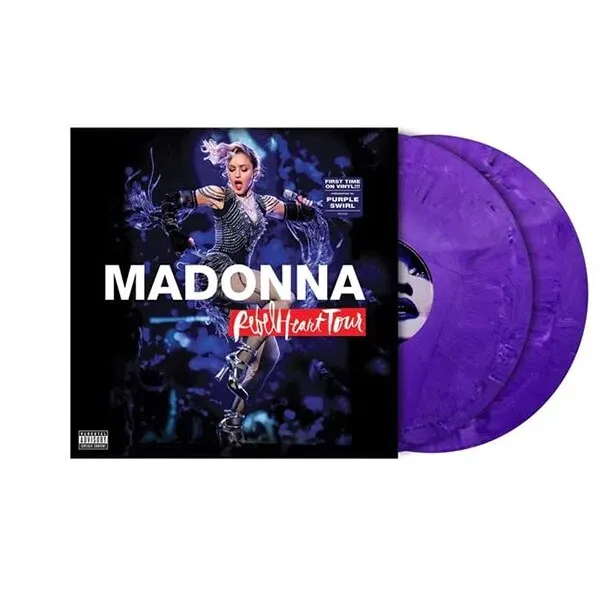 Madonna Rebel heart tour Purple Swirl vinyl Neuf