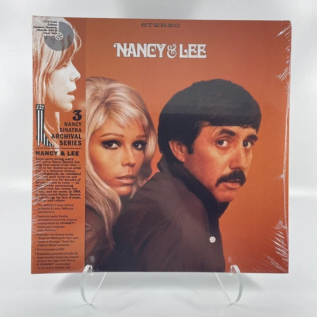 NANCY SINATRA LEE Hazlewood Nancy And Lee Vinyl Metallic Gold & Clear