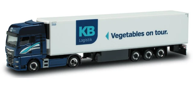 DAF XG+ + semi-remorque frigorifique Kay Krämer - Herpa