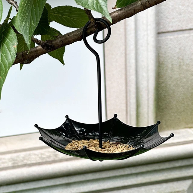 Support Mangeoire Oiseaux VEVOR 237 Cm - 4 Crochets, Déflecteur Anti-Écureuils, Acier Robust, Pour Jardin