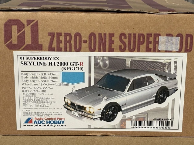 1/10 ABC HOBBY Nissan Skyline 2000GT-R KPGC10 Unpainted RC Body NISSAN ...