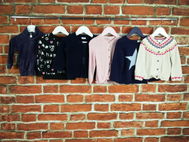 Baby Girl Bundle Age 12-18 Months Next Zara Etc Sweater Cardigan Knit Heart 86Cm