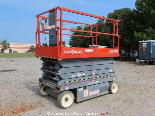 2014 Skyjack SJIII 4632 32' Electric Scissor Lift Man Aerial Platform bidadoo