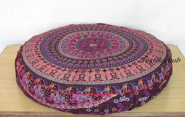 12 Pièces en Gros Nombreuses Indien Ombre Mandala Sol Housse Coussin Décoration