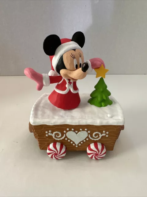 Hallmark 2016 Minnie Mouse Disney Christmas Express Band Train Piece Works