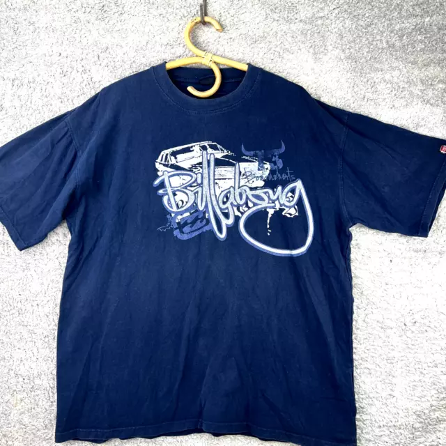 Billabong vintage y2k T Shirt Size XL Mens surf beach dark blue