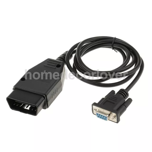 KKL COM-port RS232 Serial DB9 Diagnostic cable with FT232RL OBD OBD1 OBD2