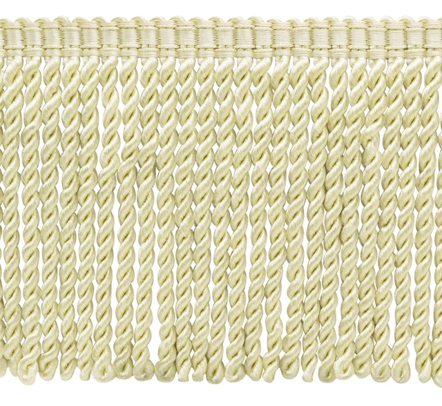 Lot De 10 Glands Victoriens En Soie – Ivoire Blanc Cassé 5,5 Cm – Décorp