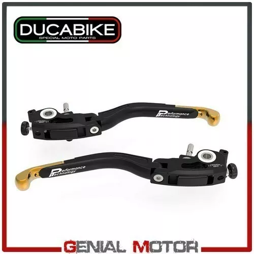 Panigale Leviers Frein / Embrayage Rég Or Ducabike Ducati Panigale 899 2013 2015