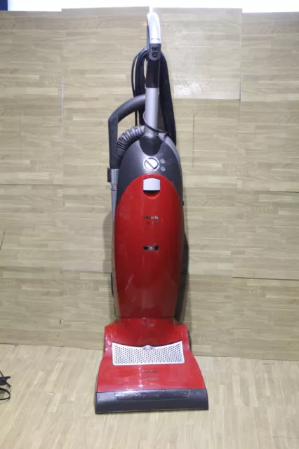 Miele S7260 Cat and Dog Upright Hoover - works great red & black used condition