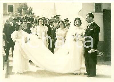 1935 ca SASSARI Cerimonia nuziale di Nelda GHERA con marito *Fotografia