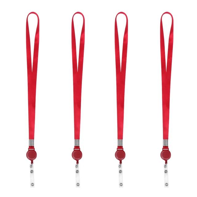 4 Pcs Umhängebänder Verstellbares Schlüsselband Einstellbar