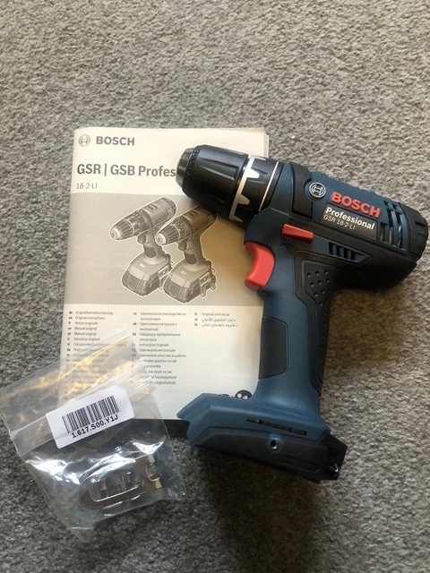 Bosch Akkuschrauber Gsr 18v 2 Li Professional BOSCH PROFESSIONAL AKKUSCHRAUBER GSR 18-2-LI 18V Akku-Bohrschrauber