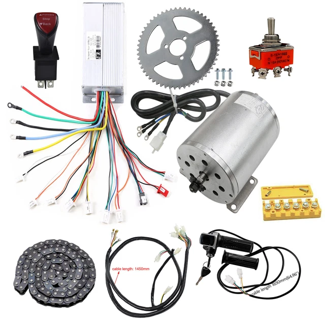 48V 1800W ELECTRIC Brushless Motor 4500RPM Controller For E-Bike ATV Go