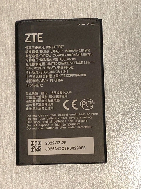 Replacement Battery Li3710T42P3h553457 Compatible With ZTE D930 R90 T90 Telstra