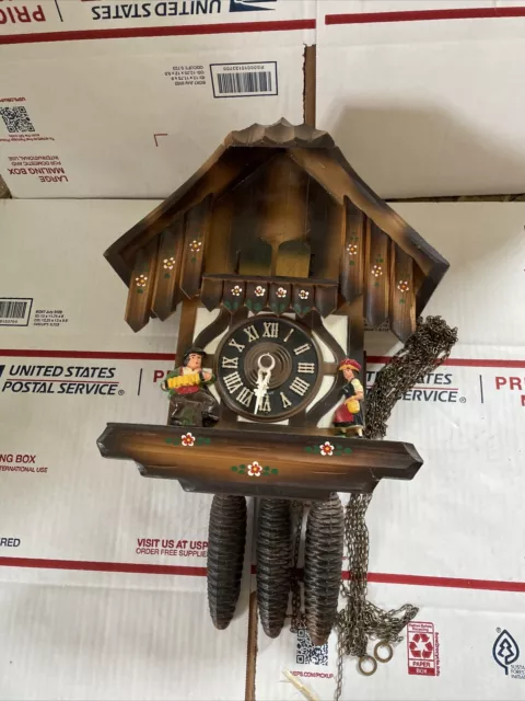 Edelweiss West Germany cuckoo clock Untested