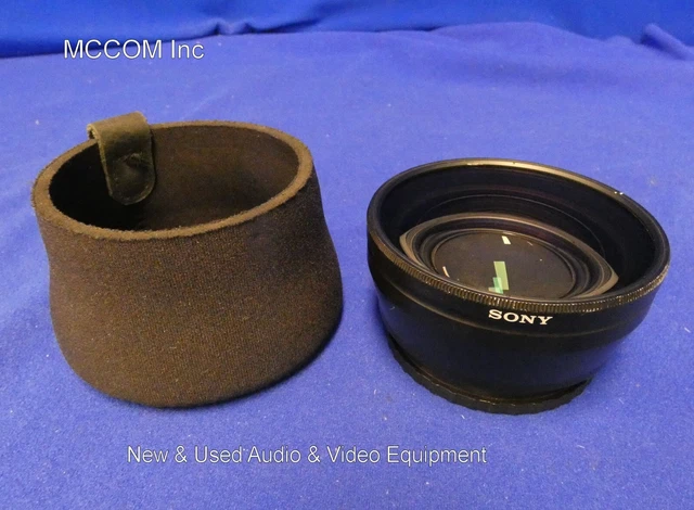 Lente de conversión ancha Sony VCL-HG0872 72 mm 0,8x