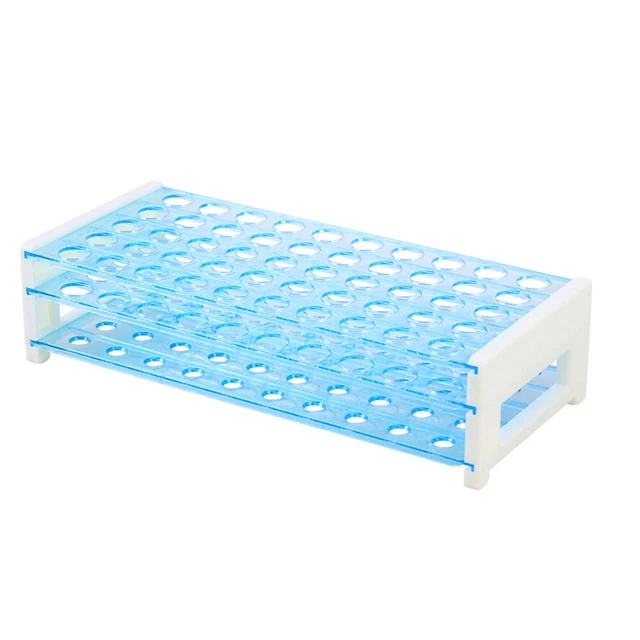 Plastic Test Tube Rack & Stand With 10/15ml 18mm Centrifuge Tubes - Kids Science Kit