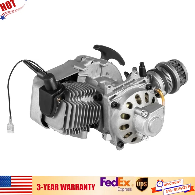 Motore Minimoto 49 CC 2 Tempi - Per Dirt Bike, Pocketbike, ATV, Con Carburatore - Foto 10