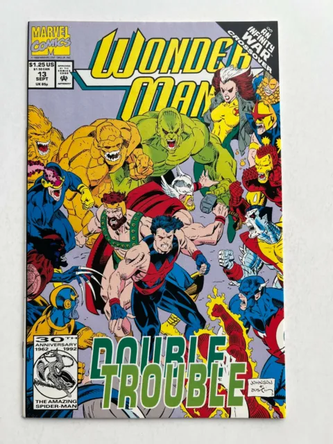 Wonder Man #13, Vol. 2 - Infinity War Crossover! (Marvel Comics, 1992) VF/NM