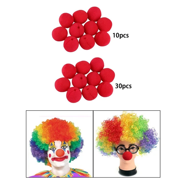 Relaxdays Lot 24 Nez De Clown - 6 Couleurs En Mousse Pour Déguisement Enfants/Adultes
