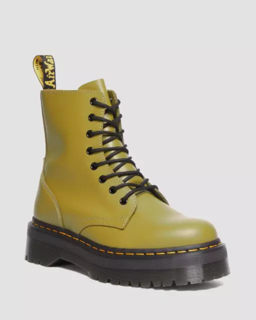 NIB*Womens*Dr. Martens*Jadon Boot Smooth Leather*6-10*Antique Olive *Doc Martens